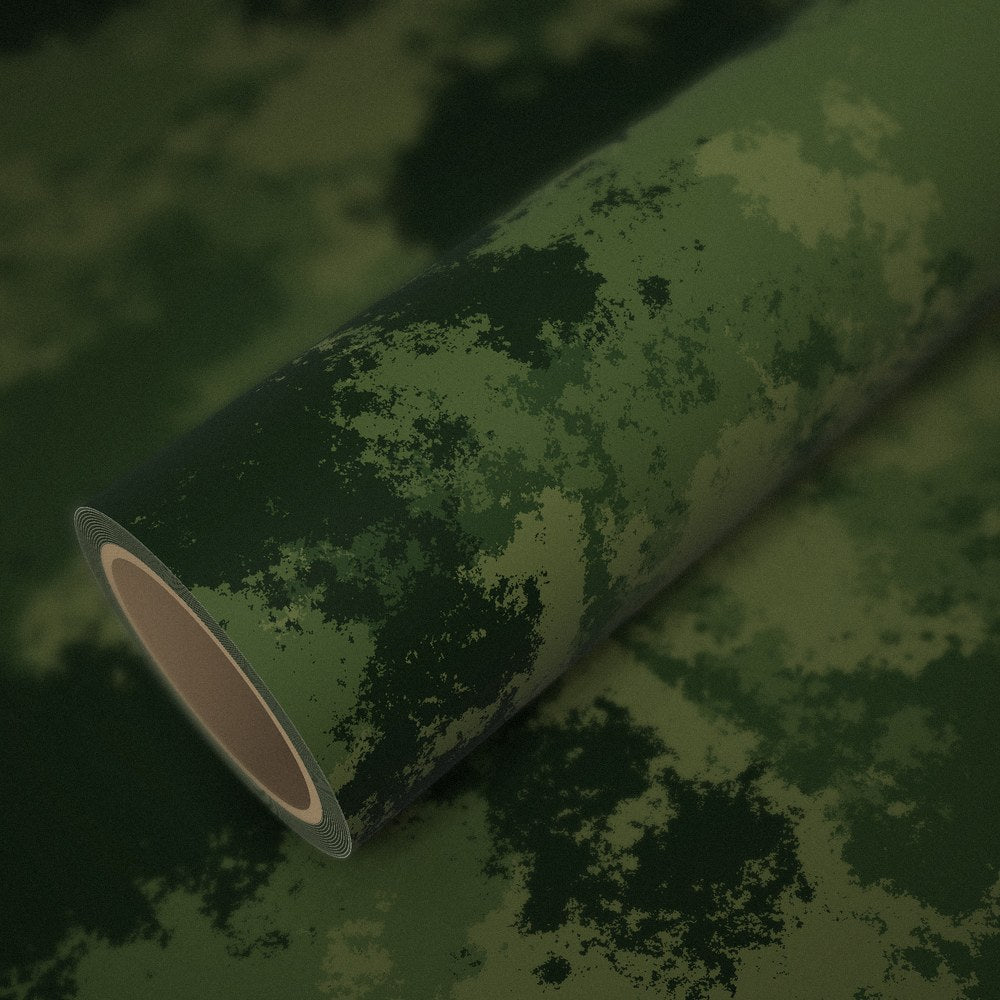 Rol camouflage jungle op een vel van dezelfde folie