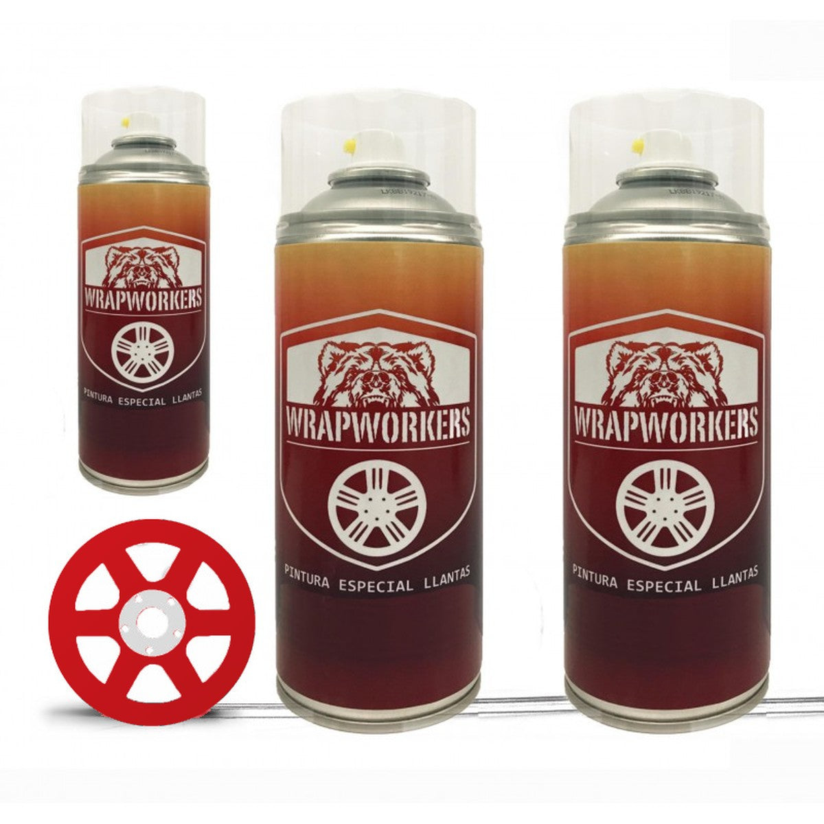 Velgenverf-kit in spuitbus · Rood mat