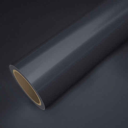Rol satijn chroom gunmetal op een vel van dezelfde folie